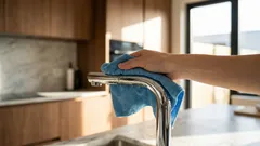 スクレーパーや洗剤はもう必要ありません:10分でピカピカの蛇口